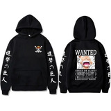 Buzo Para Niños One Piece Hoddie Wanted Luffy Gear 5