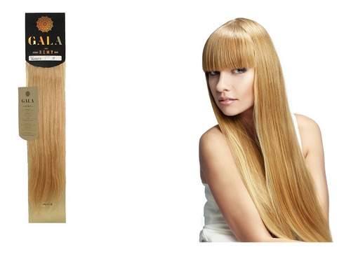 Extensiones Cabello 100%natural Gala Remy 18pLG Rubias Vario