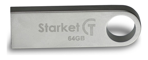 Memoria Usb Starket Sk-u3003 64gb 2.0 Plateado