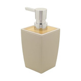Dispenser De Jabón Liquido Para Baño Acrílico Liso Bambu