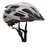 Casco De Bicicleta Rideland Mtb Glossy Gray