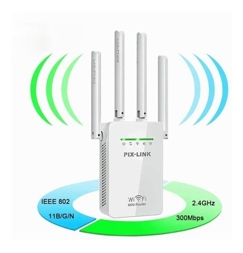 Router, Repetidor, Access Point, Wisp Pix-link 100v/240v