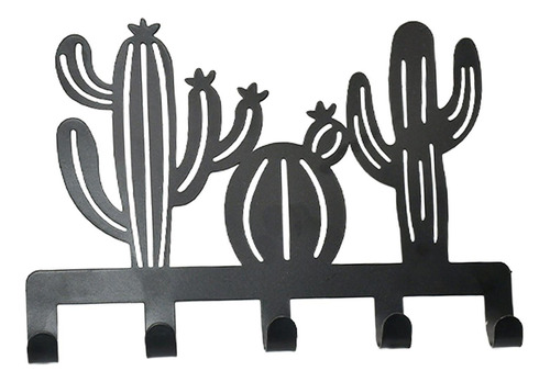 Placa De Pared De Decoración 24,5x2x17,5cm Cactus