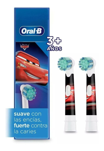 Oral-b Disney Cars Cabezales Repuestocepillodental Eléctrico