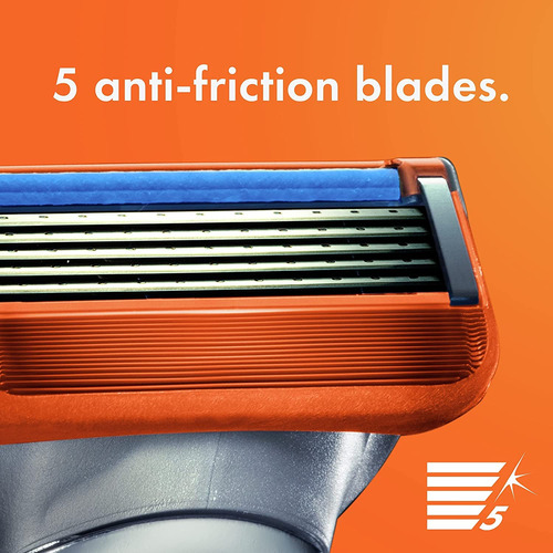 Gillette Fusion5 Men's Razor Blades, 2 Blade Refills