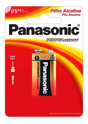 Bateria Alcalina Panasonic 9v 6lf22xab/1b24 - Ac2420