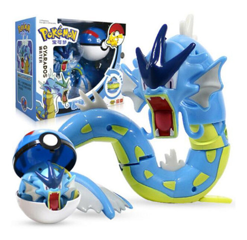 Gyatados Pokemon Pokeball - Figura De Acción De Juguete