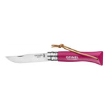 Cuchillo Opinel N°6 Trekking Rosado