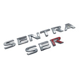 Emblemas Nissan Sentra Ser Letras Cromadas 