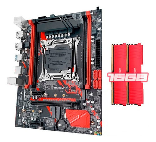 Kit X99 Placa Mãe X99 16gb Processador E5 2666 V3 6/12