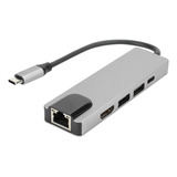 Adaptador 5 En 1 Tipo C A Hdmi 4k Tipo C A Gigabit