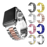 Pulseira Aço Inox Para Apple Watch 1 2 3 4 