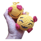 Llavero Emojis Amigurumi Crochet, Hecho A Mano! Pack X 2 