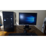 Computador Economico  Pc  Escritorio Dual Core  Con Monitor