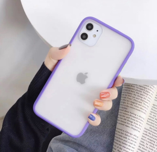 Carcasas Para iPhone De Silicona Color Matte Estilo Bumper 