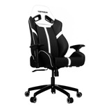 Silla De Escritorio Vertagear Sl5000 Vg-sl5000 Gamer Ergonómica  Negra Y Blanca Con Tapizado De Cuero Sintético