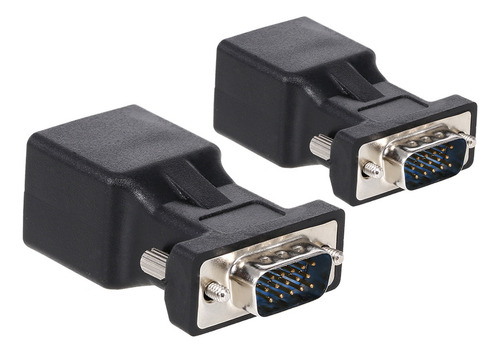 Adaptador Vga A Rj45, Adaptador Ethernet Vga Macho A Rj45, 2