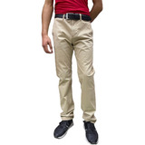 Pantalon Lacoste Beige Regular Fit 100% Nuevo Y Original