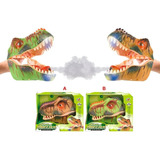 Dinosaurio Juguete Cabeza Spray Niebla Humo Sonido Luz Usb