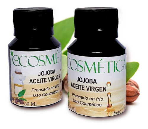 Aceite De Jojoba Puro 50 Ml Uso Cosmético Ecosmetica