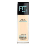  Maybelline Fit Me Base De Maquillaje Matte N° 110 Porcelain