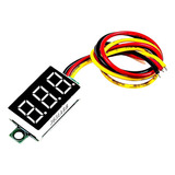 2 X Display Voltimetro 0 A 30v Dc- 3 Digitos Red Arduino