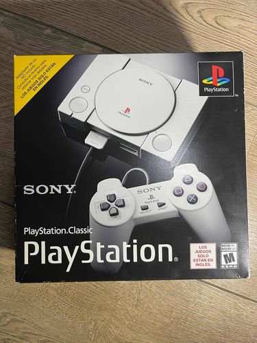 Consola Sony Playstation Classic C/ Hack Para Jugar + Juegos