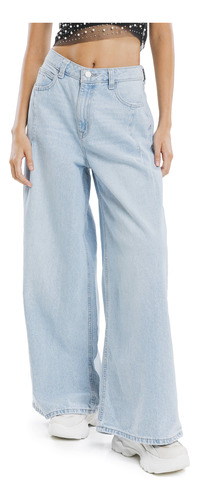 Jeans Super Wide Leg  C&a De Mujer