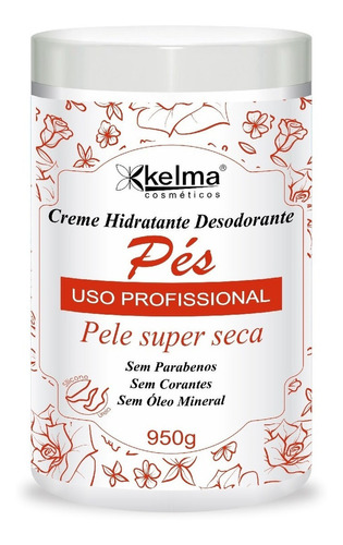 Creme Hidratante Pés Pele Super Seca Profissional 950g 