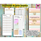 Kit Imprimible Organizador De Gastos Perpetuo Editable Nena