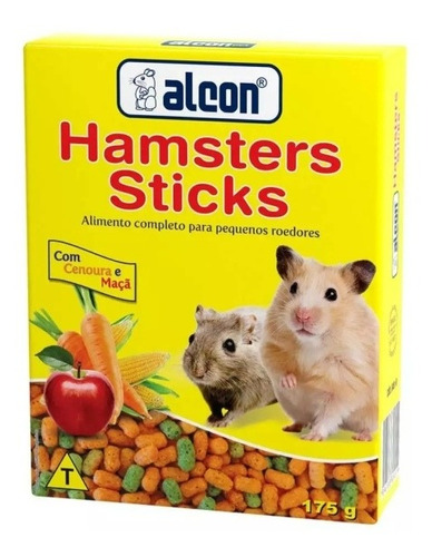 Ração Alimento Para Hamsters/ Alcon Sticks 175g