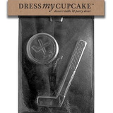 Molde - Dress My Cupcake Chocolate Candy Mold, Hockey Stick 