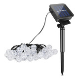 Guirnalda Luces Solar 7m 50 Foco Exterior Jardin Decoracio