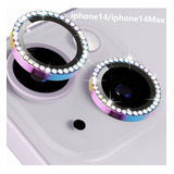 Protector Lente Camara Para iPhone 14 Brillos Mica 3d