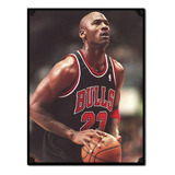 #1246 - Cuadro Decorativo Vintage  Michael Jordan Basket Nba