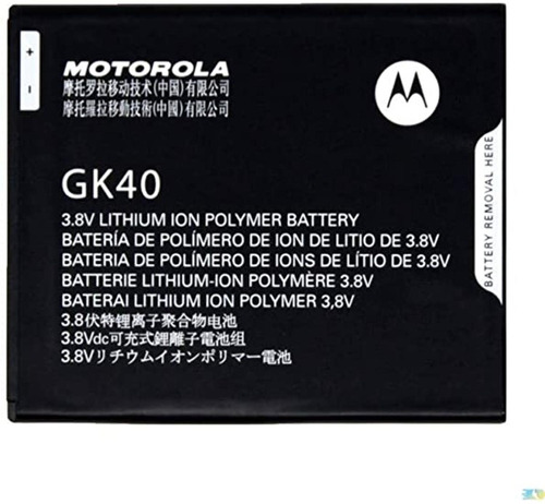 Bateria Moto G5 Xt1672 Moto G4 Play Xt1603 Motorola Gk40