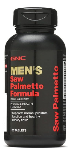 Gnc Mens Saw Palmetto Formula 120tabls Salud Urinaria