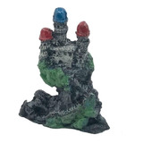 Adorno Figura De Resina Mini Castillo Ruso Para Acuario 003