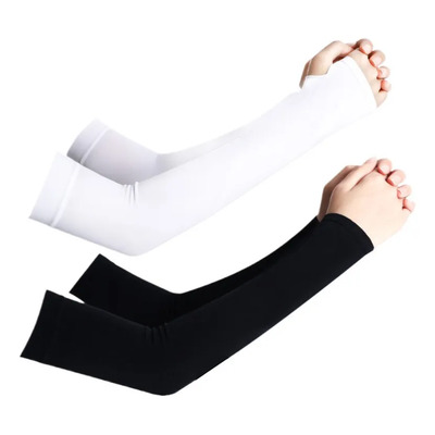 4 Mangas Solares Unisex, Negras Y Blancas, Frescas Y