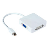 Cable Adaptador 3 En 1 Mini Display Port A Hdmi Dvi Vga