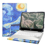 Funda Hp Chromebook X360 12b 12b-caxxxx De 12 In, Noche