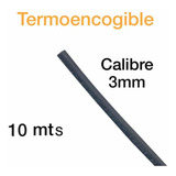 10 Mts De Tubo Funda Termoencogible Cable Termoretráctil 3mm