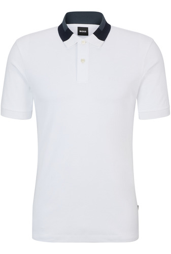 Polo Boss Para Hombre De Algodón Interlock Corte Slim Fit