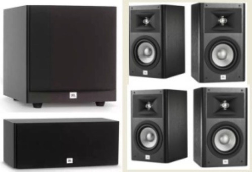 Kit Home Jbl 5.1  Stage - 4 Cxs  A130 + Cx A125c + Sub A100p