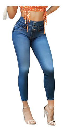 Jeans Excess Exc 309 Corte Colombiano Levanta Pompas Strech