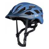 Casco Bicicleta Mtb Gud Sierra Ciclismo Regulable Con Luz Color Azul Mate Talle S