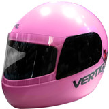 Casco Niños Vertigo Junior Integral Kids Rosa Negro Fasmotos