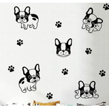 Vinilos Decorativos Infantiles Bulldog Frances Pack Grande 