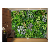 Papel De Parede Muro Verde Jardim Vertical Planta 9m² Xna244