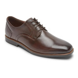 Zapatos Rockport Slayter Plaintoe Oxford-chocolate